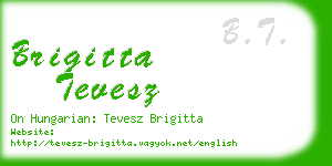 brigitta tevesz business card